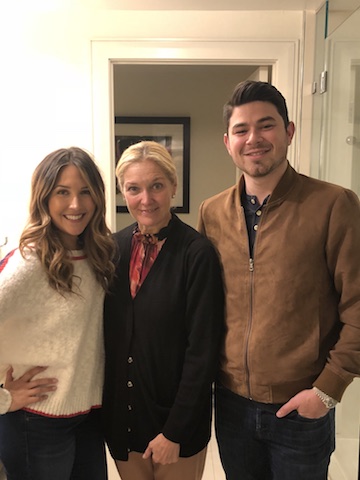 Brandon And Michele With the President of HOF