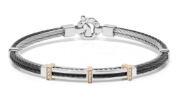 Baraka Stainless Steel & Diamond Bracelet