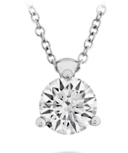 Hearts On Fire Classic 3 Prong Solitaire Pendant