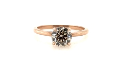 Light Brown Diamond Engagement Ring