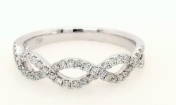 Diamond Twist Fashion Ring