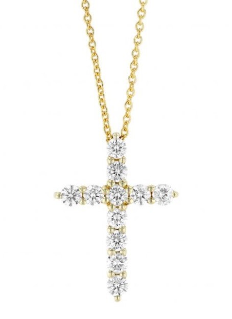 THE ETHIOPIAN Cross Necklace with Thick Chain – omiwoods