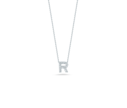 Roberto Coin Diamond 'R' Pendant