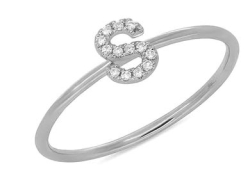 Diamond S Fashion Ring