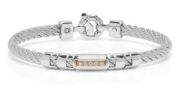Baraka Stainless Steel Diamond Bracelet