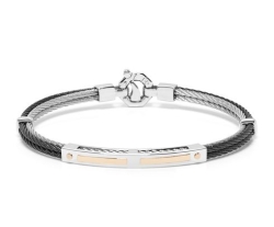 Baraka Diamond & Steel Bracelet