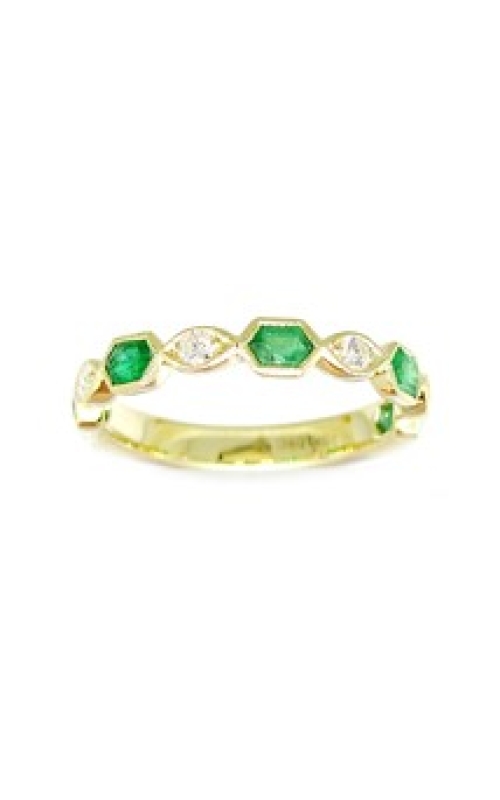 Emerald & Diamond Fashion Ring