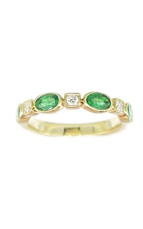 Emerald & Diamond Fashion Ring