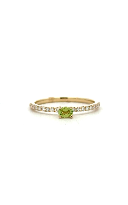 Peridot & Diamond Fashion Ring