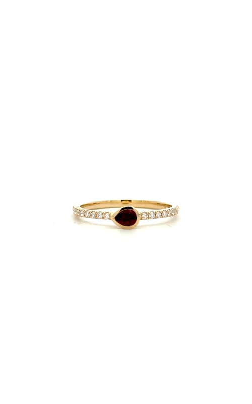 Garnet & Diamond Fashion Ring