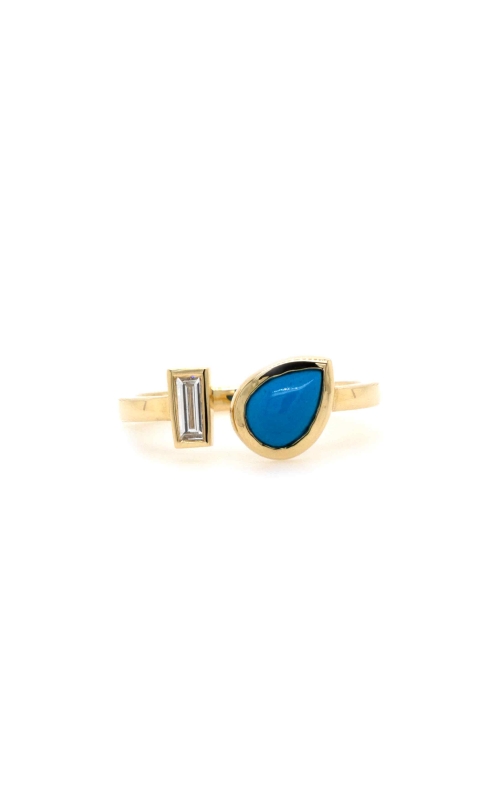 Turquoise & Diamond Ring