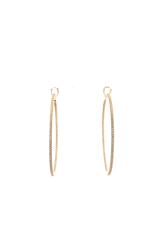 Diamond Hoop Earrings