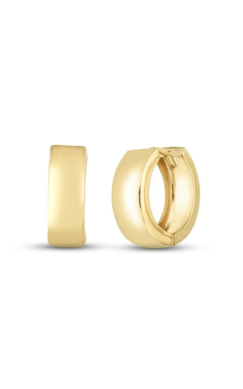 Wide Huggie Earrings