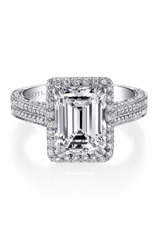 Harry Kotlar Platinum Diamond Engagement Ring
