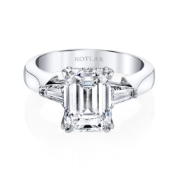 Harry Kotlar Platinum Diamond Engagement Ring