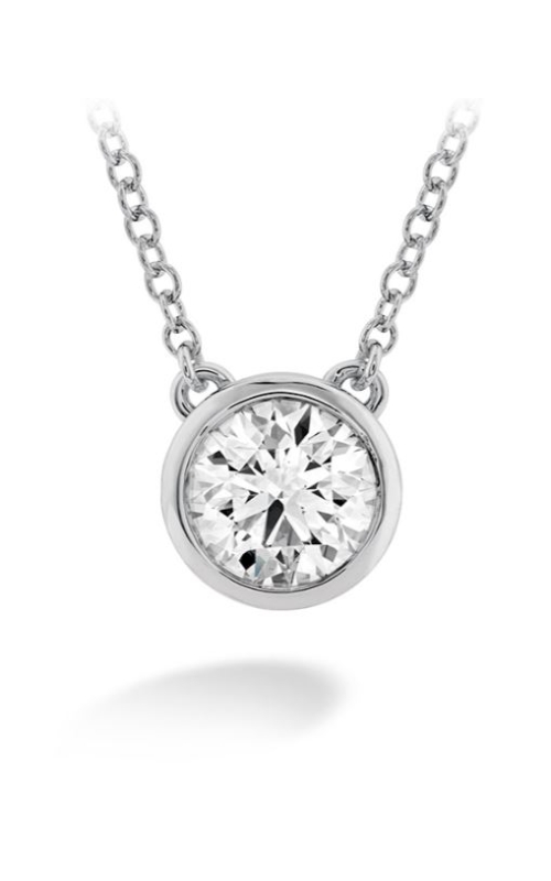 Hearts On Fire Classic Bezel Solitaire Pendant