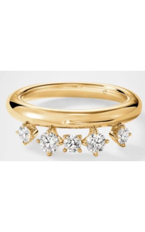 Hearts On Fire Yellow 18 Karat Barre Floating Diamond Ring