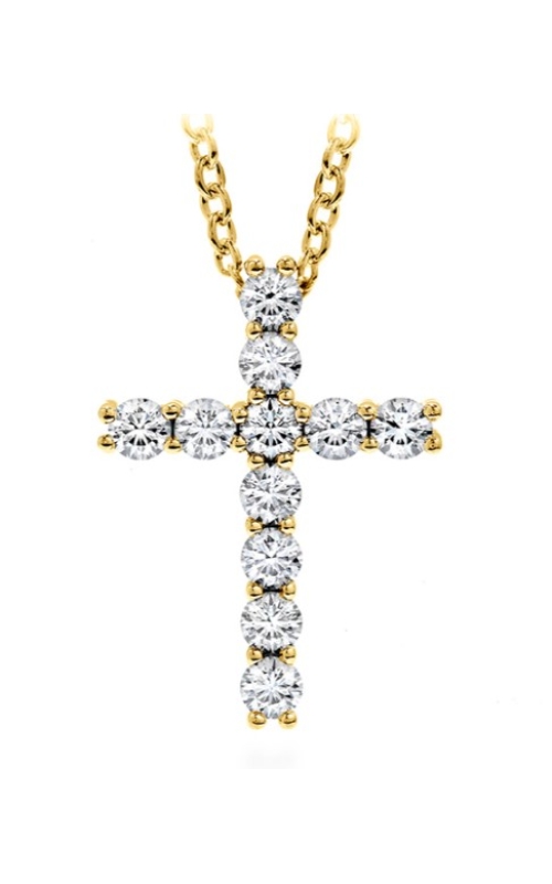 Hearts On Fire Whimsical Cross Pendant Necklace