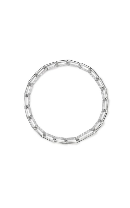 Hearts On Fire Inside/Out Elongated Diamond Link Necklace