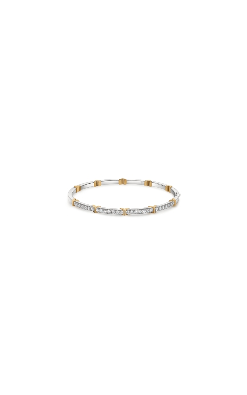 Hearts On Fire Copley Half Pave Diamond Bangle