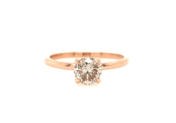Light Brown Diamond Engagement Ring