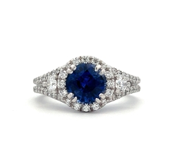 Verragio Sapphire & Diamond Ring
