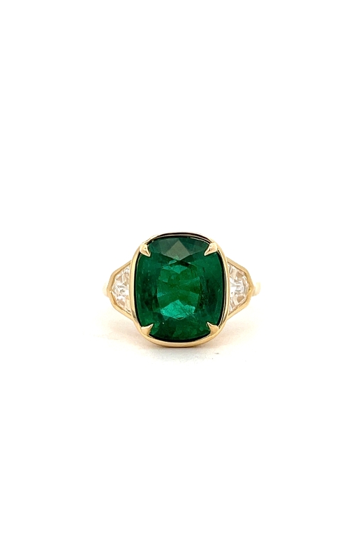 Emerald & Diamond Fashion Ring