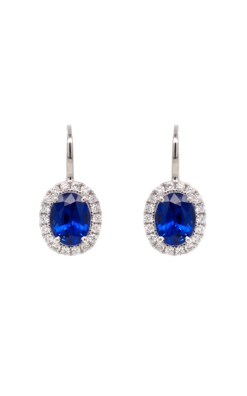 Sapphire & Diamond Earrings