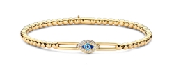 Hulchi Belluni Diamond Bead Evil Eye Bracelet