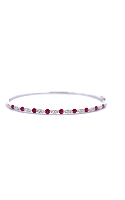 Ruby & Diamond Alternating Bracelet