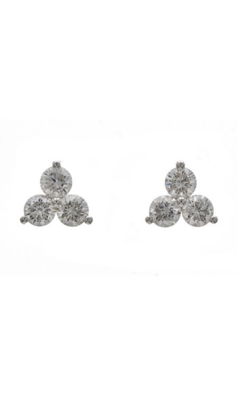 Diamond Triangle Earrings