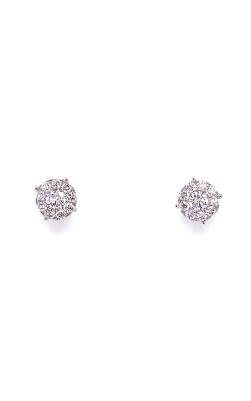 Diamond Cluster Earrings