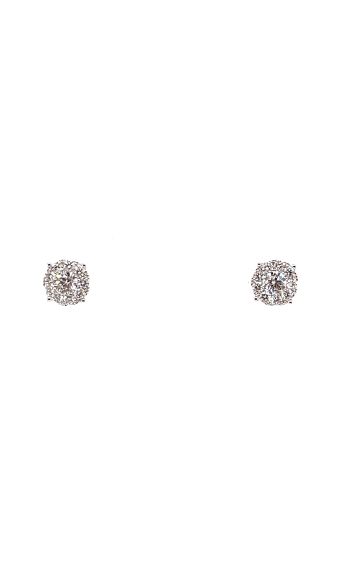 Diamond Cluster Earrings