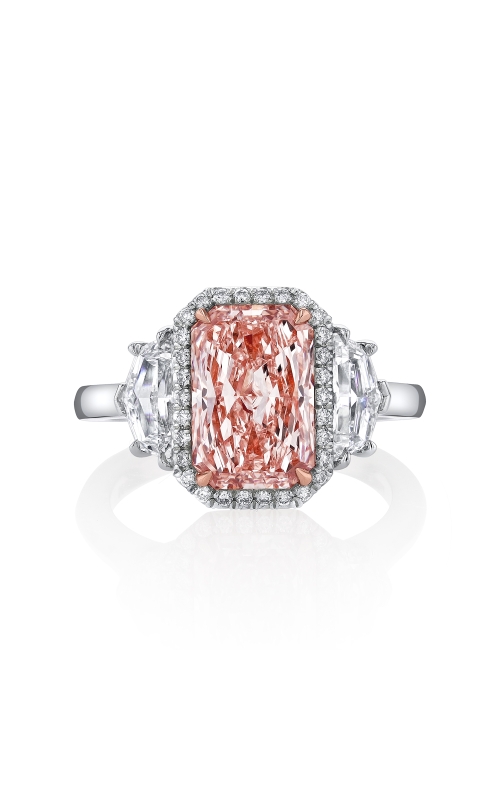 Platinum Pink Diamond Engagement Ring