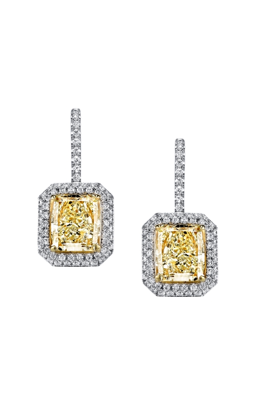 Yellow Diamond Earrings