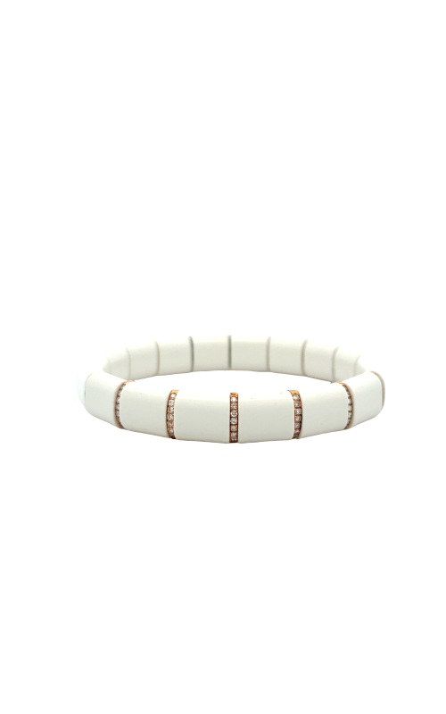 Diamond & White Composite Stone Bracelet