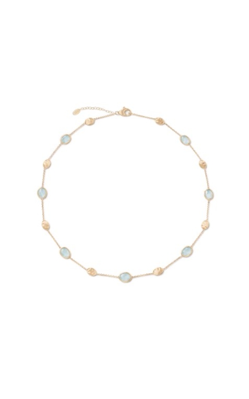 Marco Bicego Siviglia Aquamarine Necklace With Bead Stations