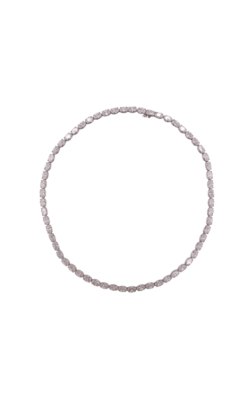 Platinum Diamond Tennis Necklace