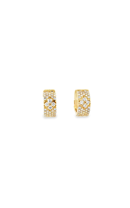 Diamond Huggie Earrings