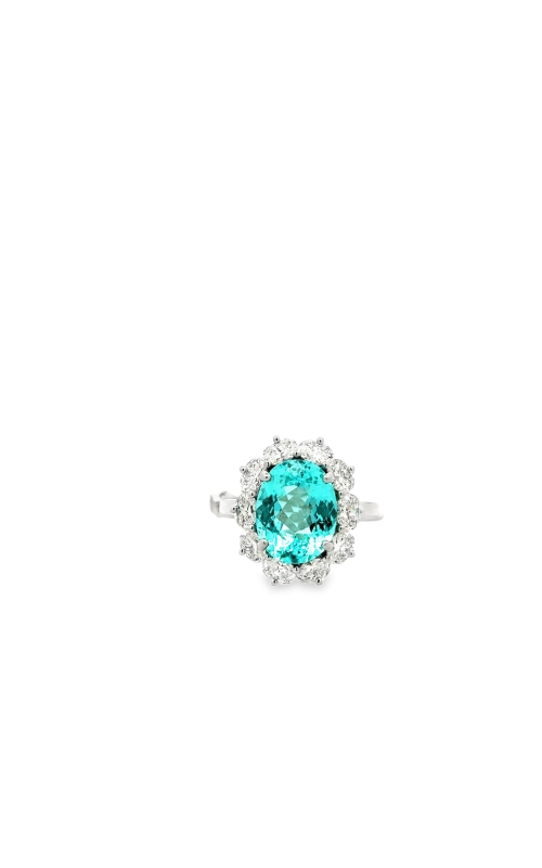 Oscar Heyman Platinum Multi-Color Gemstone Ring
