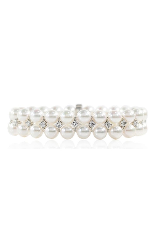 Oscar Heyman Platinum Pearl Diamond Bracelet