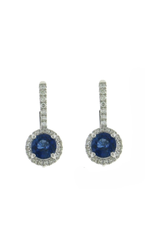 Sapphire & Diamond Drop Earrings