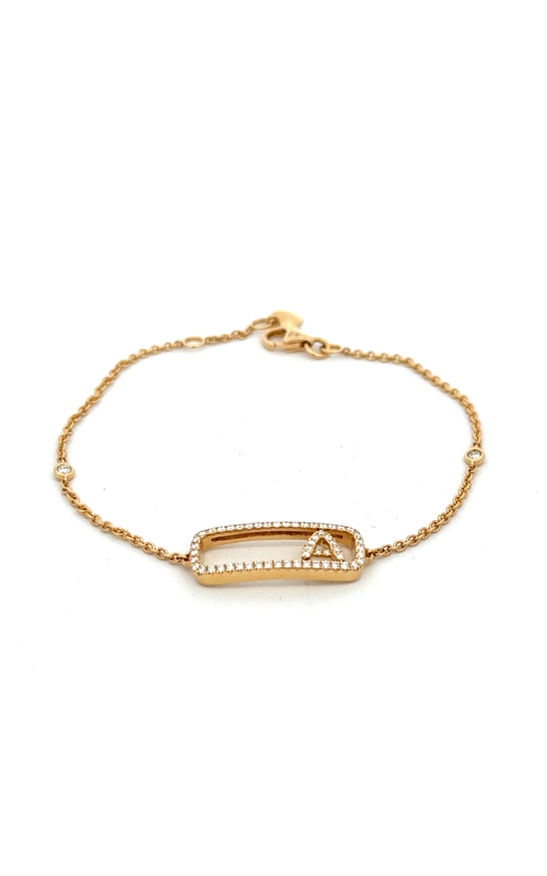 Diamond Initial 'A' Bracelet