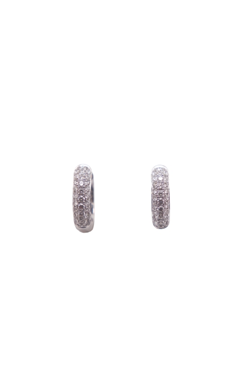 Diamond Small Pave Hoop Earrings