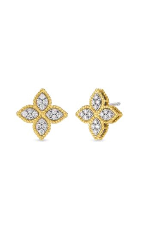 Roberto Coin Flower Diamond Earrings