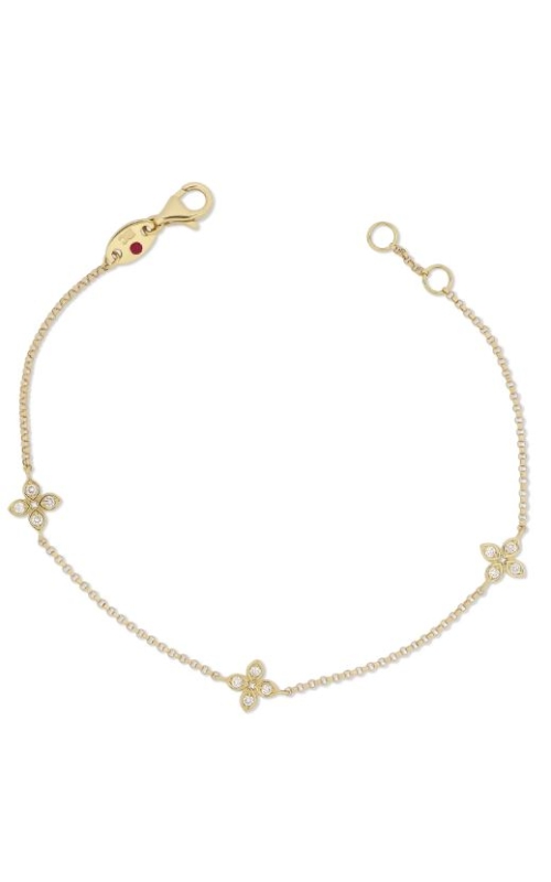 Roberto Coin Love by the Yard Diamond Flower Station Bracelet