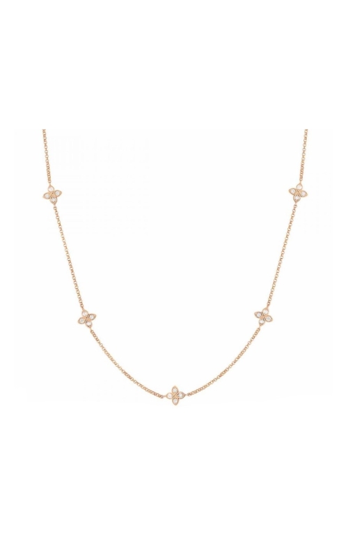 Roberto Coin Diamond Love By the Inch 5 Station Necklace