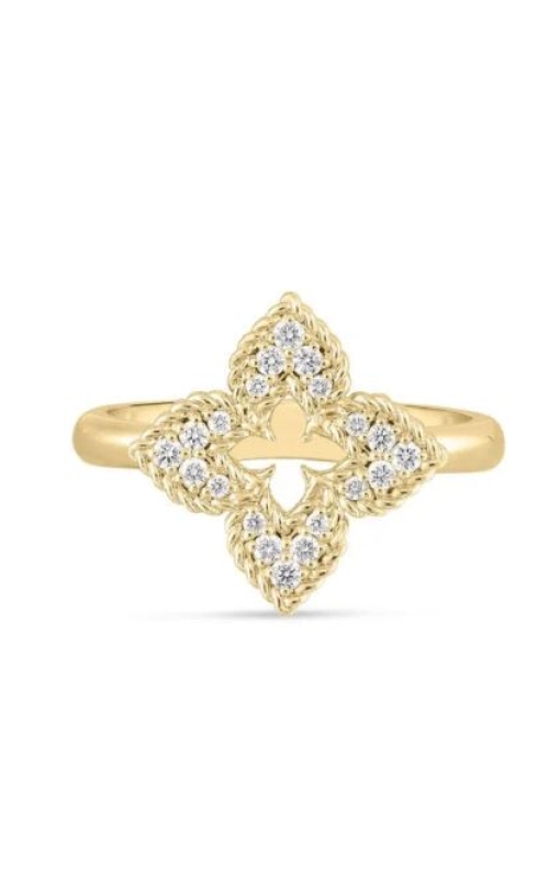 Roberto Coin Diamond Ventian Princess Flower Ring
