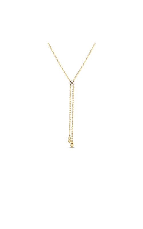 Roberto Coin Love in Verona Diamond Flower Lariat Necklace