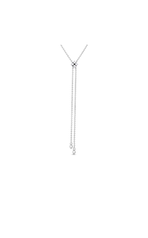 Roberto Coin Love in Verona Diamond Flower Lariat Necklace